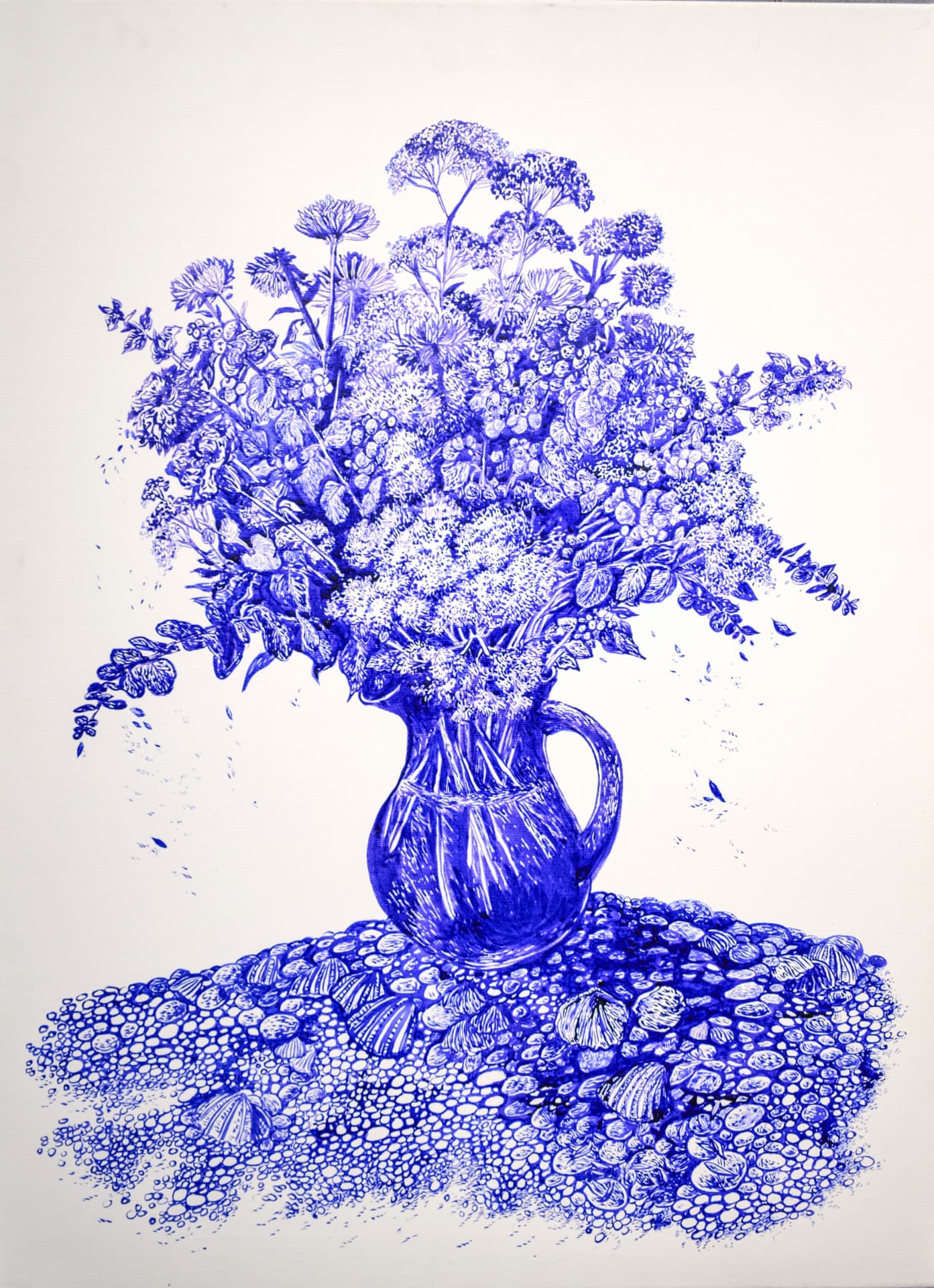Floraison 1, Ink on paper